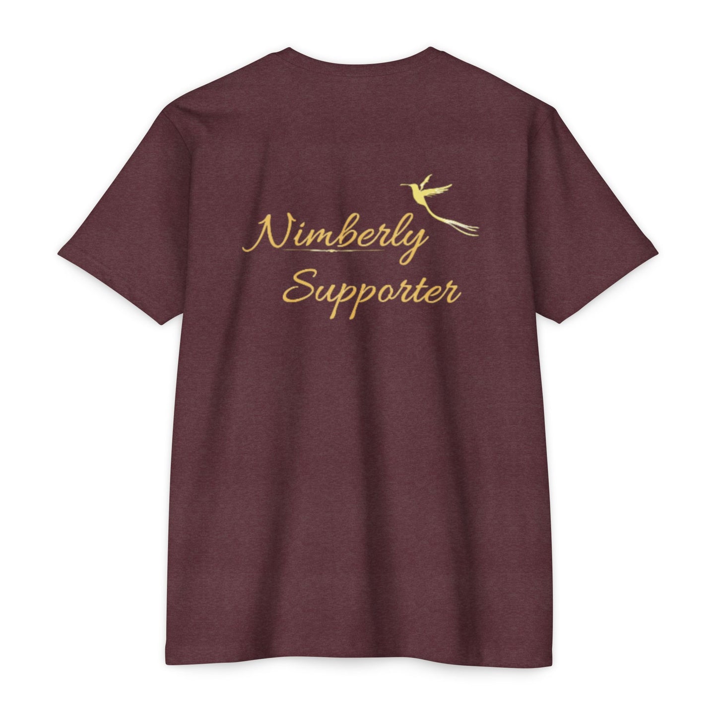Unisex CVC Nimberly Supporter Jersey T-shirt