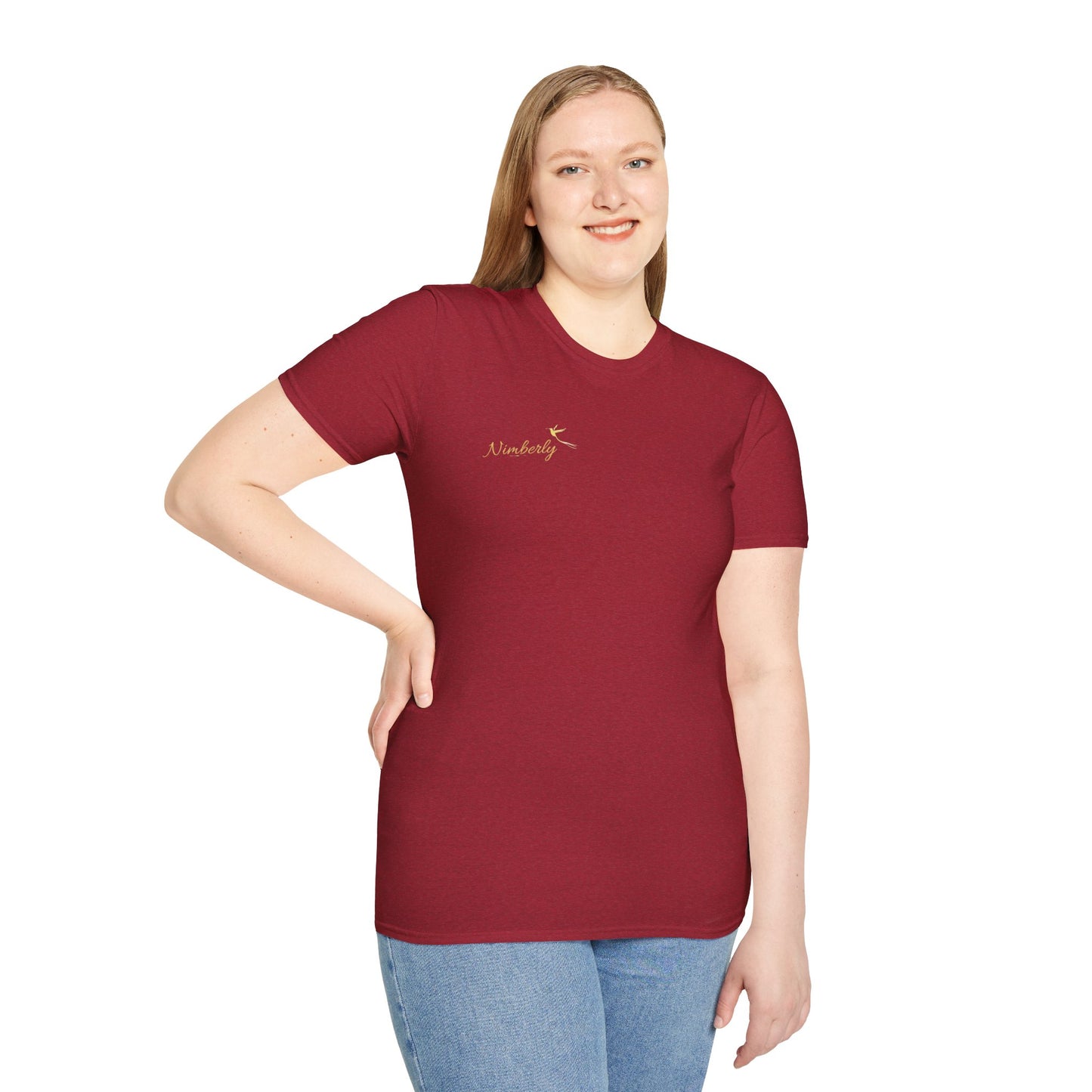 Nimberly Softstyle T-Shirt with hummingbird on back
