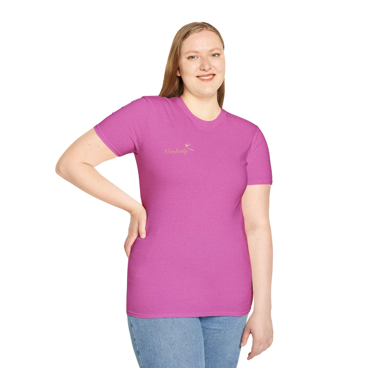 Nimberly Softstyle T-Shirt with hummingbird on back