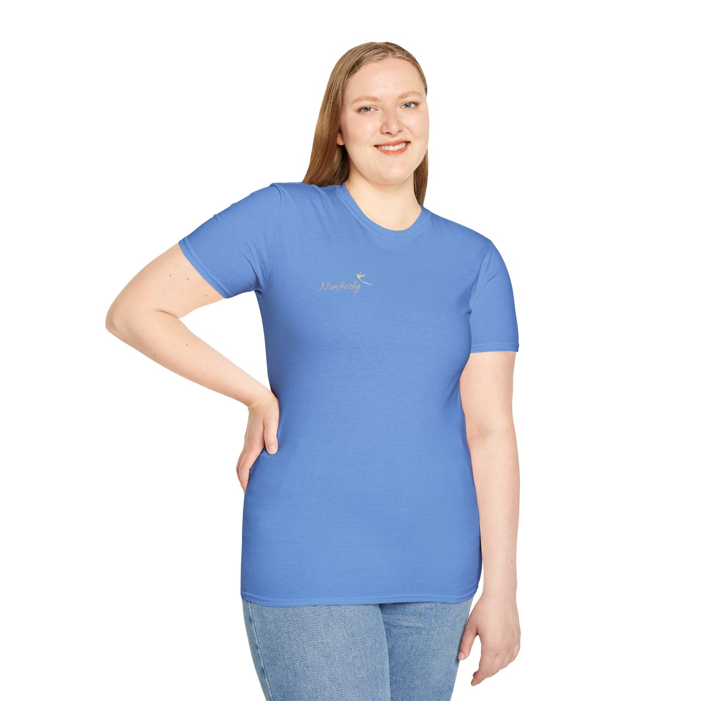 Nimberly Softstyle T-Shirt with hummingbird on back