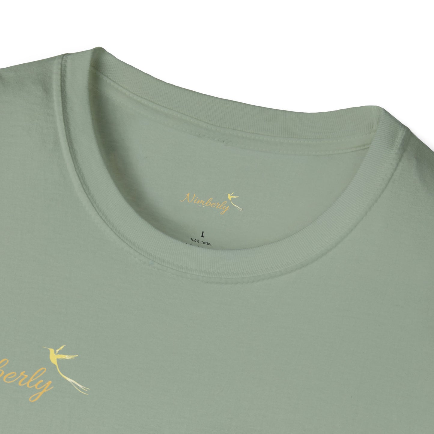 Nimberly Softstyle T-Shirt with hummingbird on back