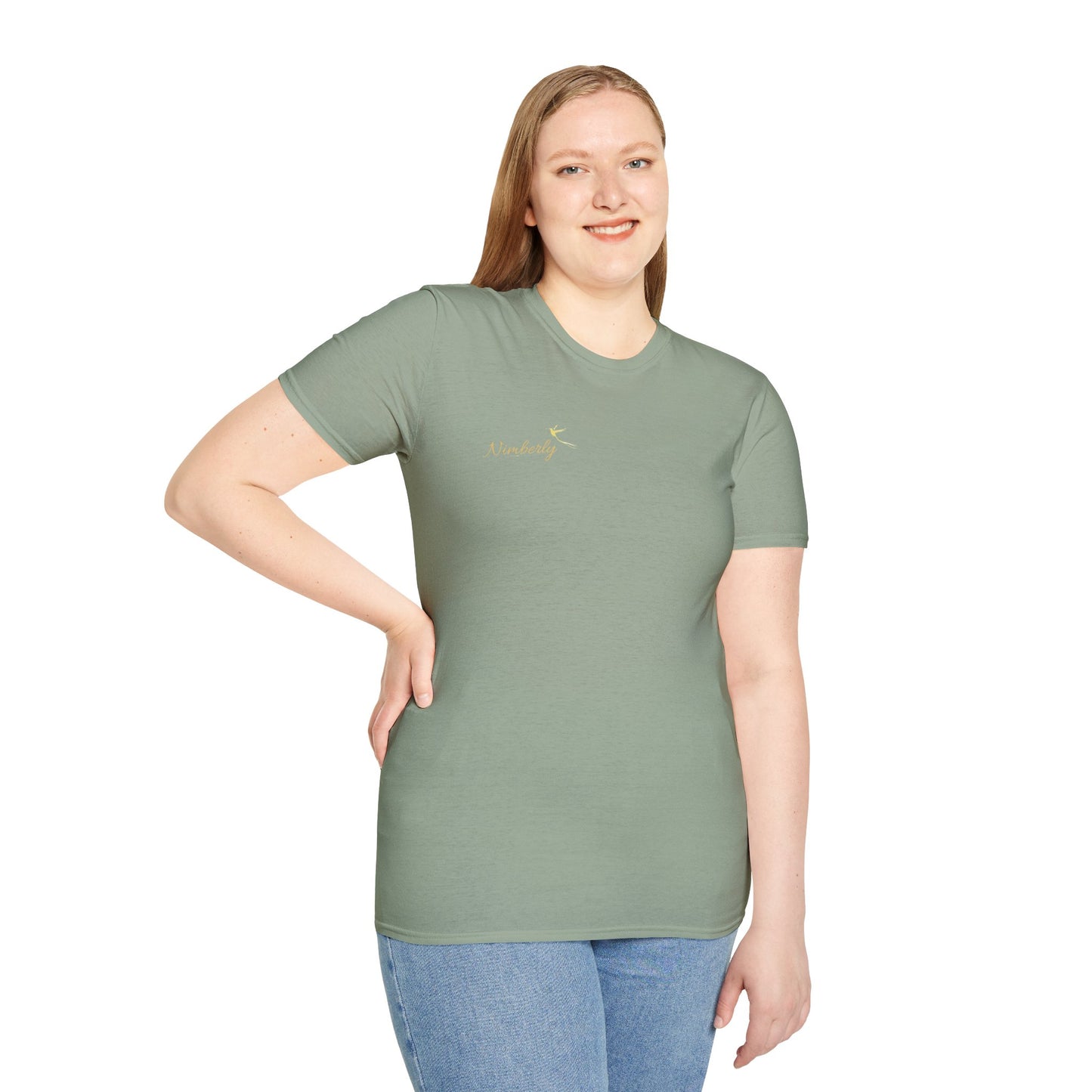 Nimberly Softstyle T-Shirt with hummingbird on back