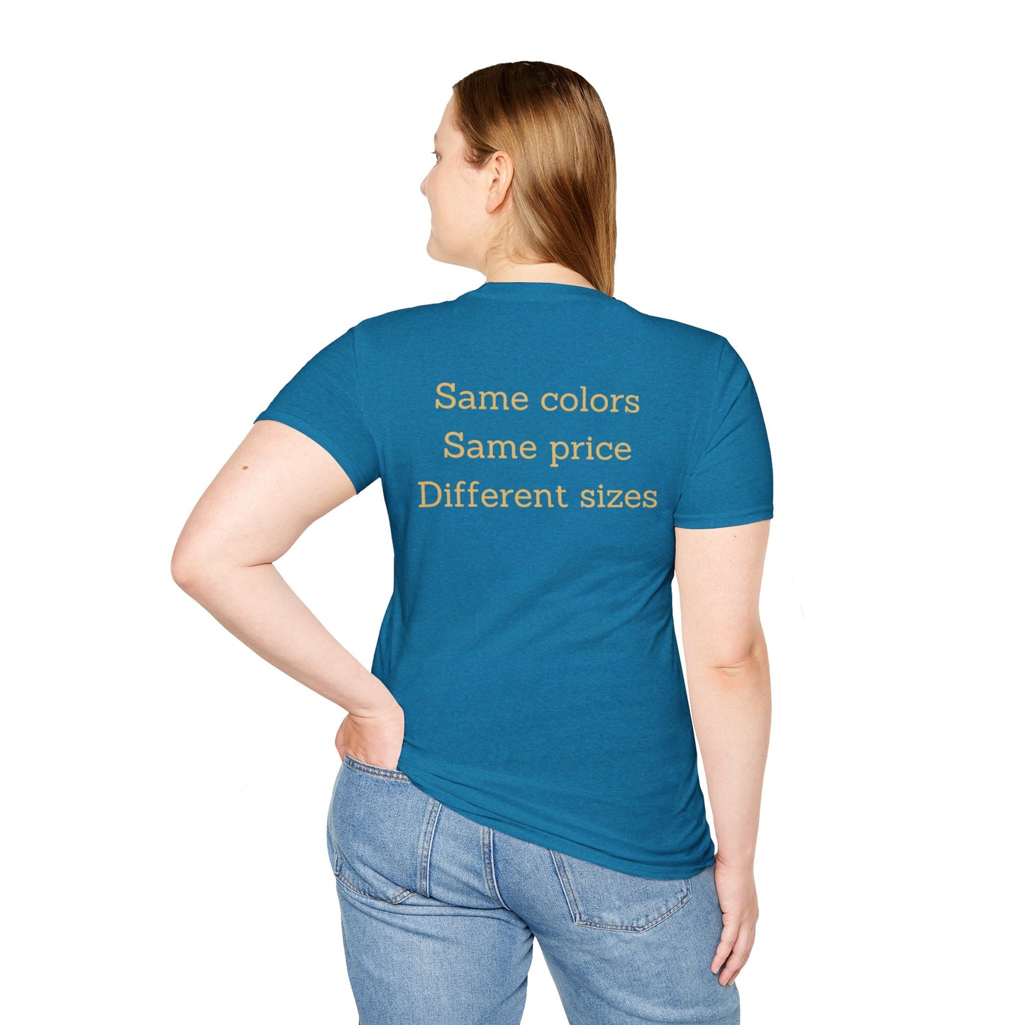 Unisex Nimberly Softstyle  Same Colors, Same Price, Different T-Shirt