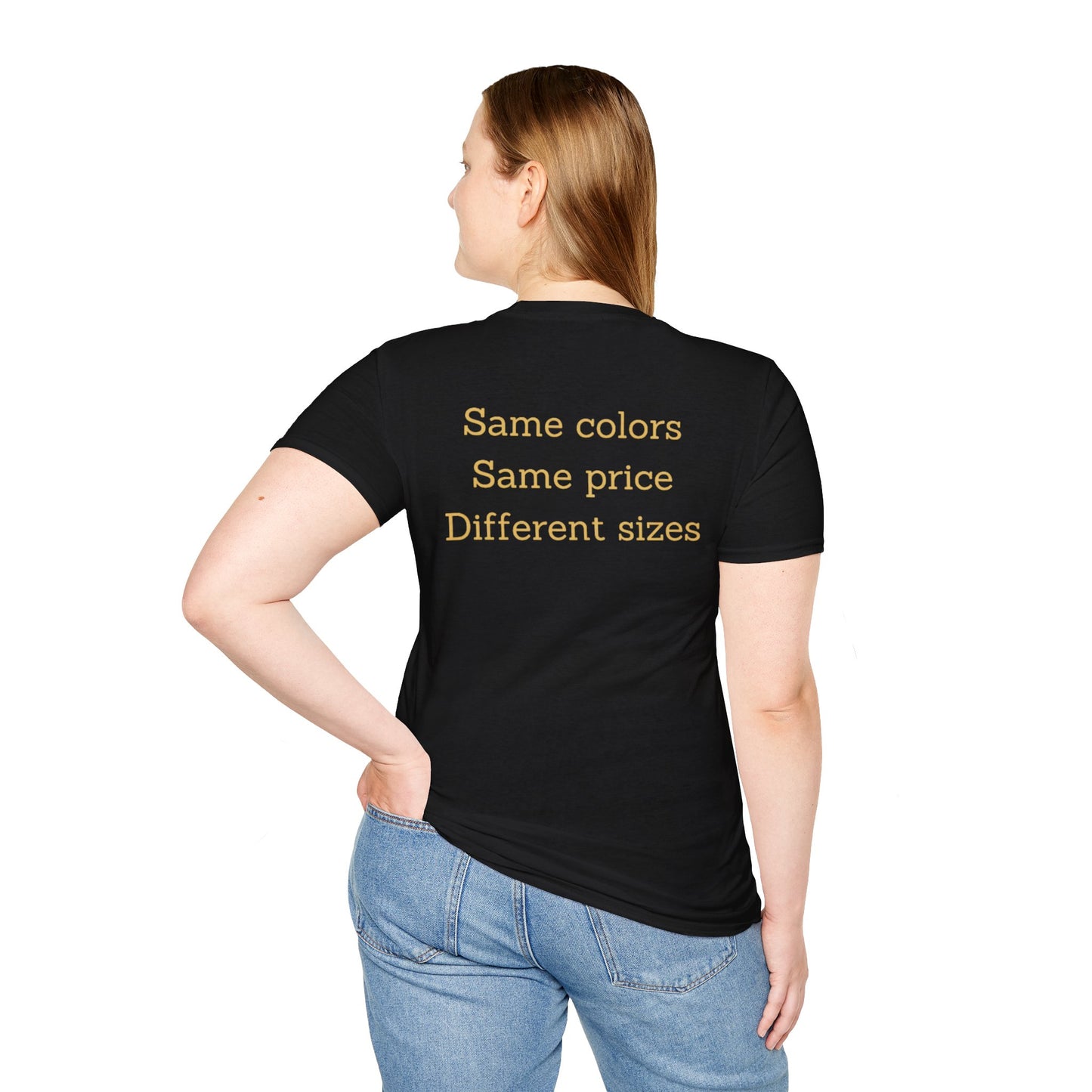 Unisex Nimberly Softstyle  Same Colors, Same Price, Different T-Shirt