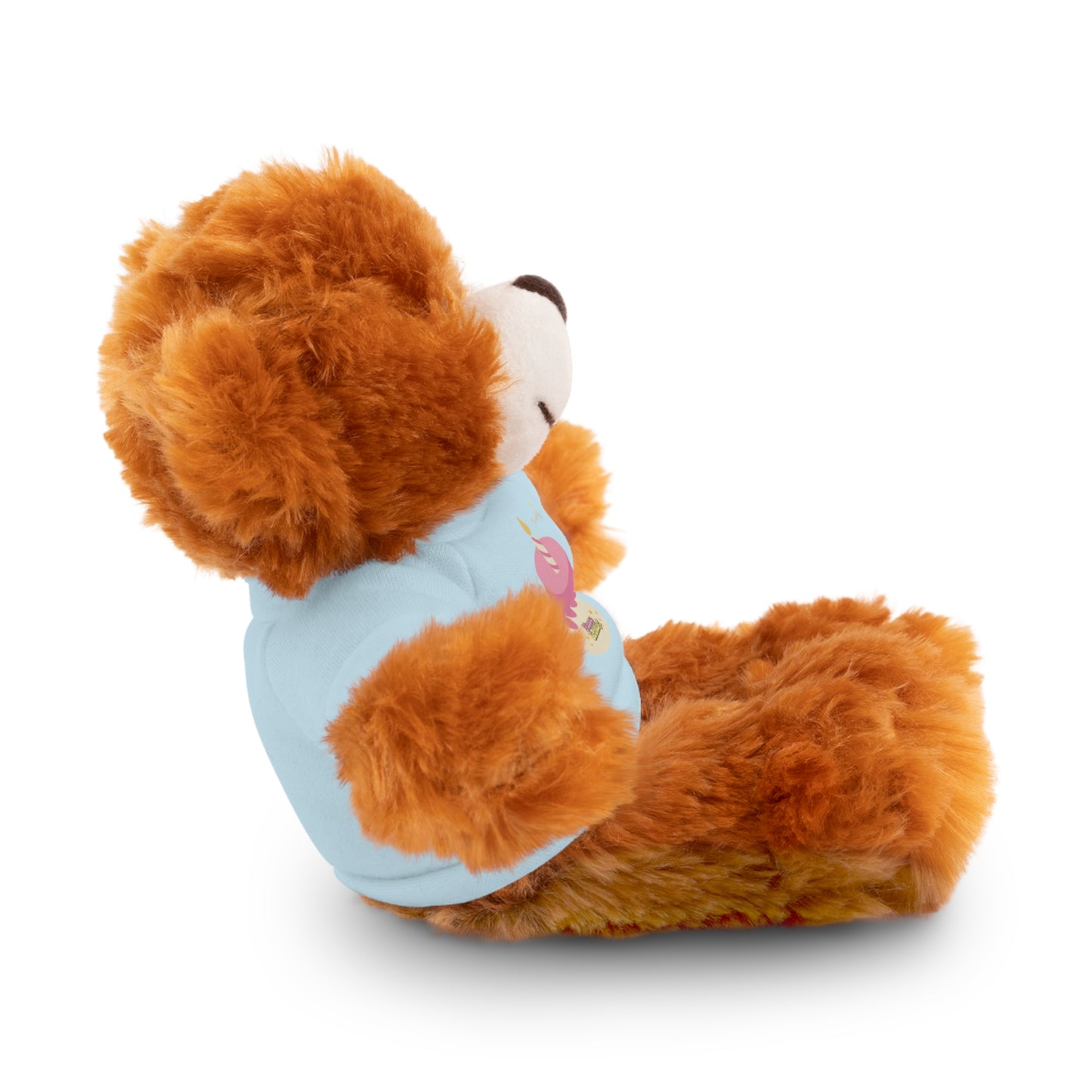 Nimberly Stuffed Animals with Happy Birthday shirt