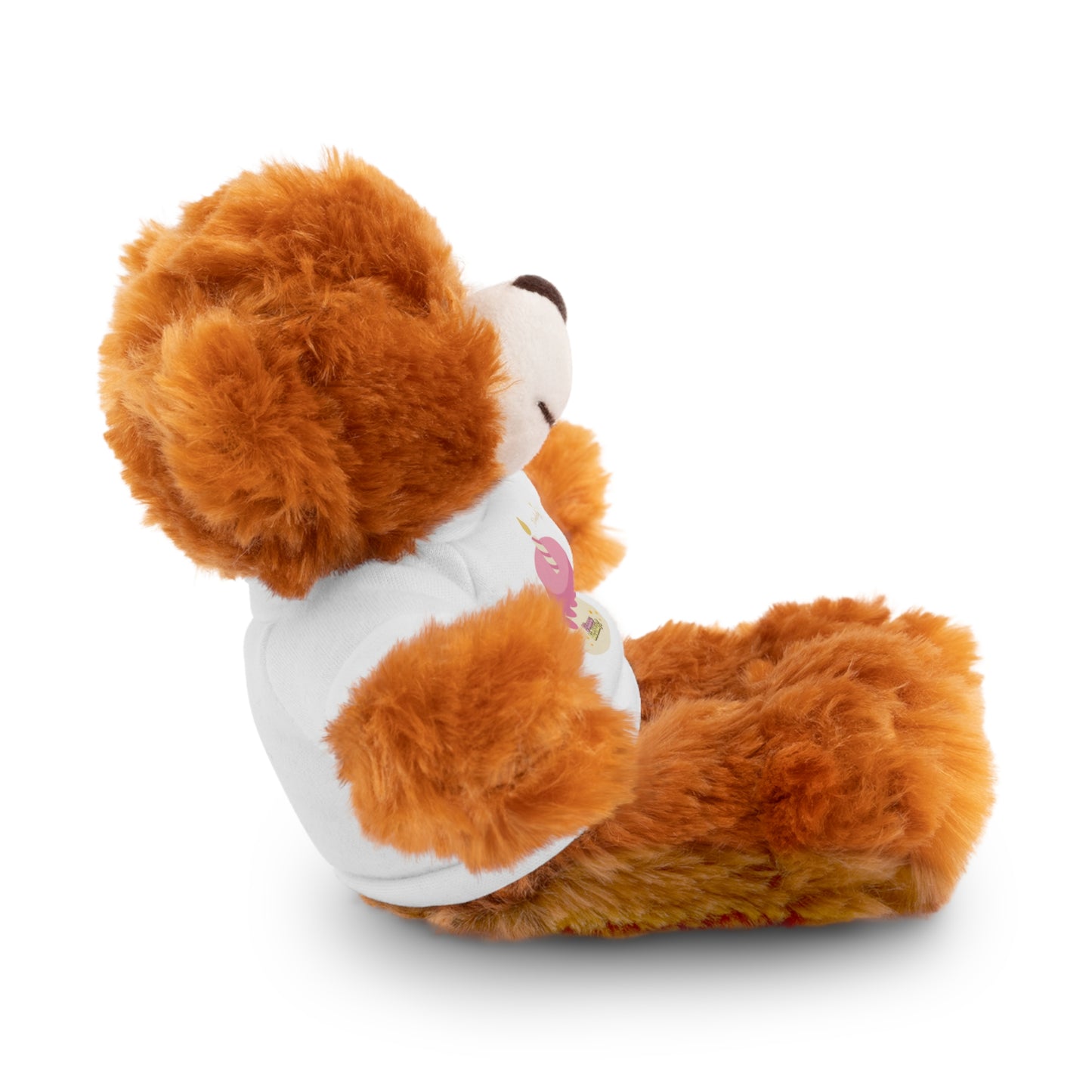 Nimberly Stuffed Animals with Happy Birthday shirt